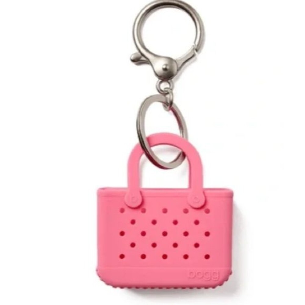BOGG Bag Pink Watermelon  Tiny Tote Keychain Clip-on Bag Charm NIP